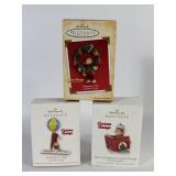 Hallmark Curious George Christmas Ornaments (3)
