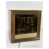 Custom Oak Lighted Portal Infinity Box