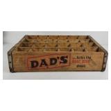 Dad's Root Beer Wooden Bottle Crate