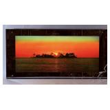 MCM Tropical Sunset Motion Sound Wall Mirror