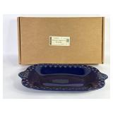 Longaberger Proudly American Blue Platter NIB