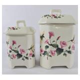 Ceramic Hummingbird Canisters - China