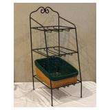 Longaberger 3-Tier Basket Rack - One Basket