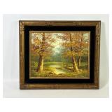 ï¿½Autumn Creekï¿½ Oil Painting Signed Cantrell