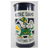 Notre Dame Fighting Irish Metal Trash Can