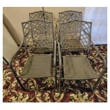 Hampton Bay Stacking Patio Dining Chairs (4)