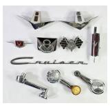 Studebaker V8 Grille Emblems, Name Plate & Handles