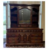 Oversized 2-Pc. Dresser Mirrored Hutch Top