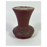 Van Briggle Raised Poppy Mulberry Pottery Vase