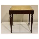 Vintage Singer Wood & Naugahyde Sewing Bench