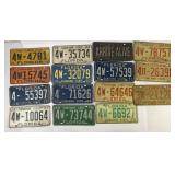 1951-75 Florida License Plates (15)