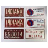 1961 + South Bend, Indiana + License Plates (6)