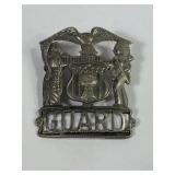 Vintage Illinois Guard Hat Badge