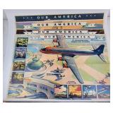 'Our America' Iron, Transp., Electric+ Posters (4)