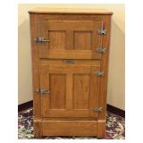 Antique Gibson Cambria MI Oak Ice Box