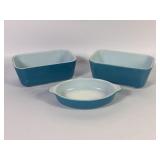 Pyrex Horizon Blue Refrigerator & Gratin Dishes