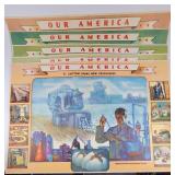 'Our America' Cotton Litho Posters (5)