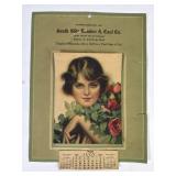 1922 South Side Lumber & Coal Mishawaka Calendar