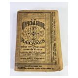 1954 Railroad, Steam Ship, Air Line Schedule
