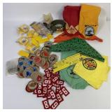 Boy Scouts, Webelos Patches, Kerchiefs, Belt +
