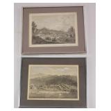 Trelawney & Morant Jamaica Etchings (1800s)
