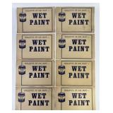 Vintage Hooker ï¿½Wet Paintï¿½ Signs (8)