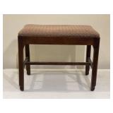 Art Deco Cushioned Bench