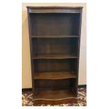 Federal Style Bow Front Bookcase