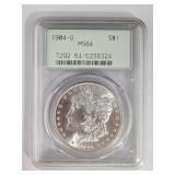 1904-0 Morgan Silver Dollar MS64 Coin