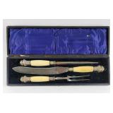 Sheffield Steel Victorian Era Carving Set