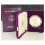 1986 American Eagle & Liberty Silver Dollar Coin