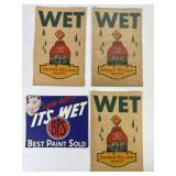 Sherwin-Williams & BPS ï¿½Wet Paintï¿½ Signs (4)