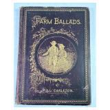 ï¿½Farm Balladsï¿½ By Will Carleton (1873)