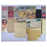 Vintage Railroad Requests, Schedules & Ephemera