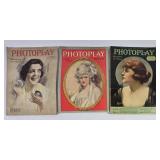 1917-1919 Vintage Photoplay Magazines (3)