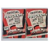 Official Program 30th 500 Mile Race (1946)