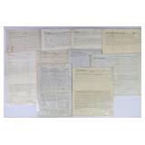 1800's Historical Land Deed Legal Contracts