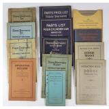Dodge Bros. Cars/Trucks Instruction Books (13)