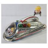 1960s Modern Toys NASA Apollo Tin Spaceship