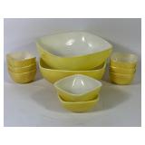 Pyrex Hostess Square Yellow Bowl Set (10)