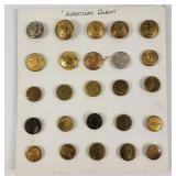Metal Advertising & Uniform Buttons (25)