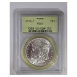 1899-0 Morgan Silver Dollar MS63 Coin