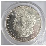 1889-S Morgan Silver Dollar MS60 Coin
