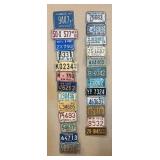 1960ï¿½s-90ï¿½s U.S. Motorcycle Plates - Multi-State