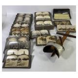 Keystone Worldwide Stereoscope Cards & Viewer