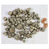 Golden Iron Pyrite Cubic Raw Specimens