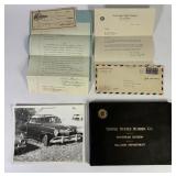1937,43 U.S. Rubber Co. Photos, Letter & Bill Sale