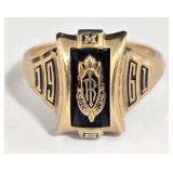 10k Gold Rock Island IL. Class Ring (5)