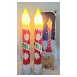 39' Blow Mold Christmas Candles