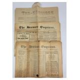1893, 1898 Bremen, IN Enquirer Newspapers (3)